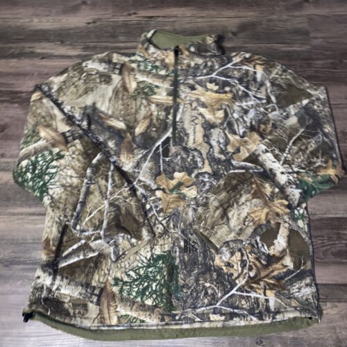 Lincoln Men’s Xl Camo Fleece Quarter Zip - image 1