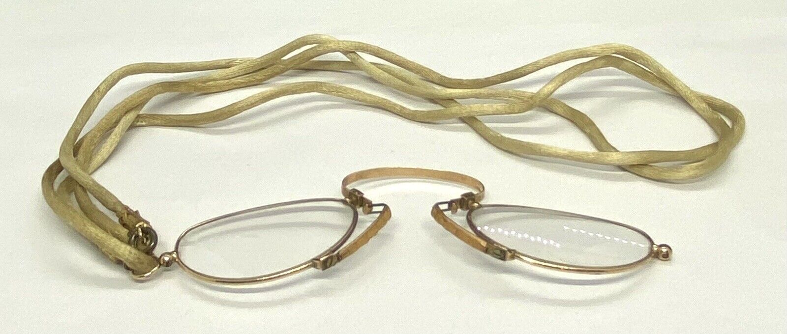 Antique Goldfield Pince-nez Spectacles Eyeglasses… - image 2