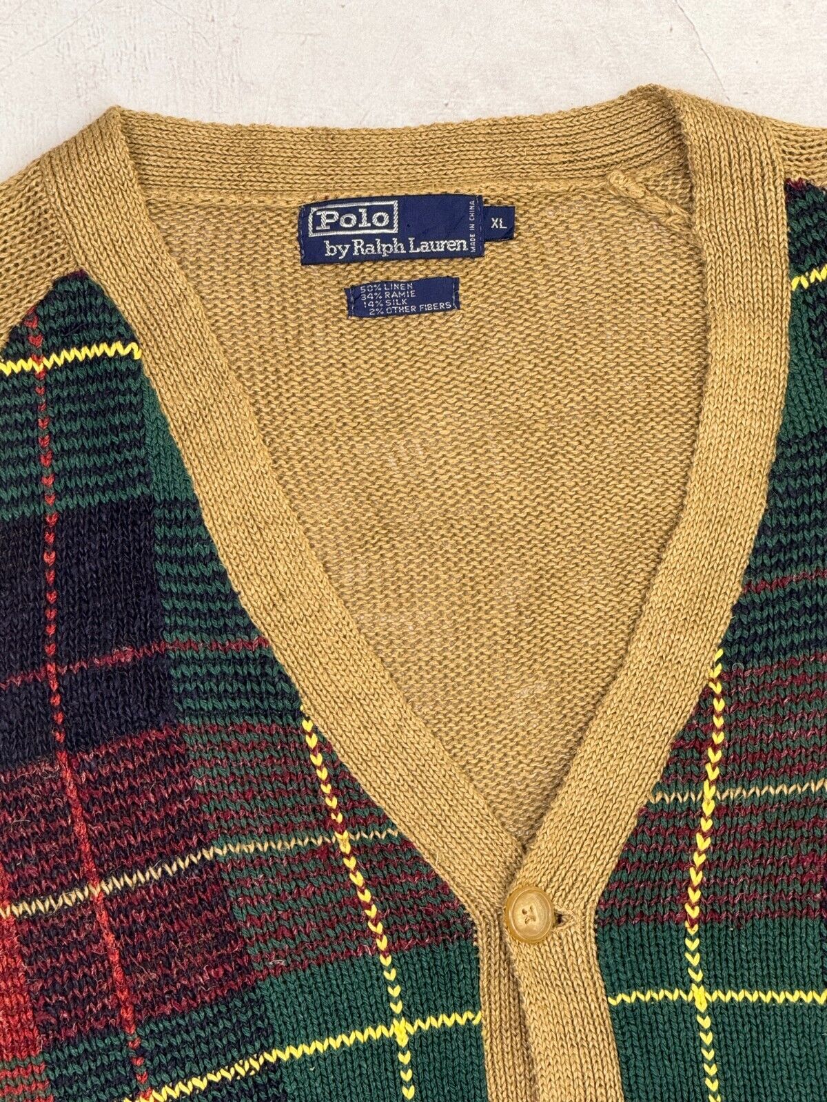 Vintage Polo Ralph Lauren Knit Cardigan Aztec Cou… - image 7