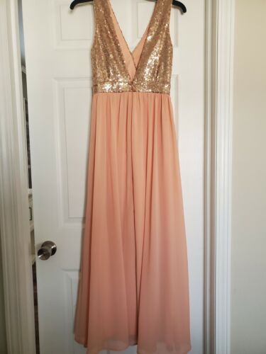 Rose Gold Dress Size S - image 1