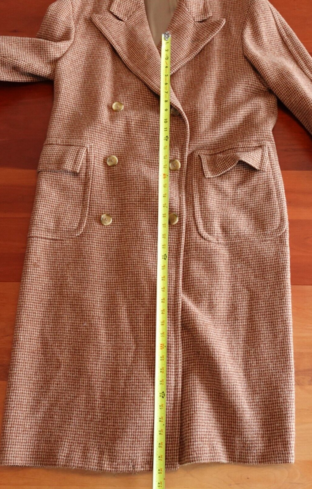 Polo Ralph Lauren Coat Men 44 Brown Overcoat Long… - image 15