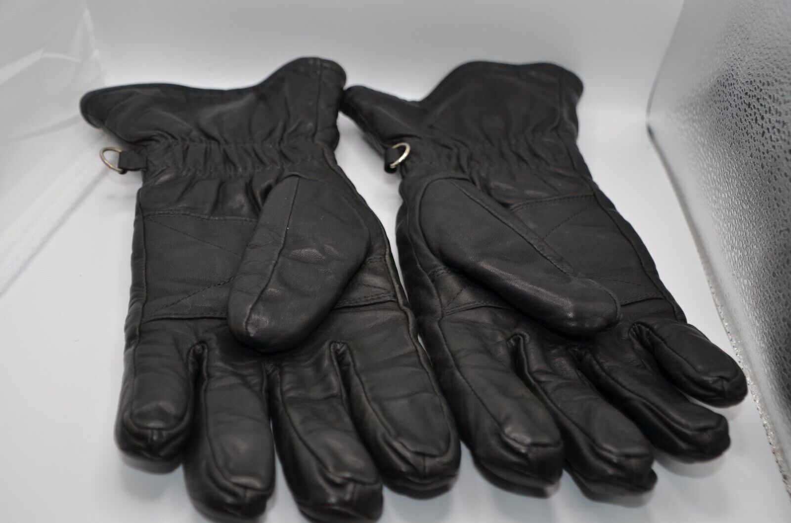 Vintage Bates Motorcycle Riding Leather Gloves In… - image 3