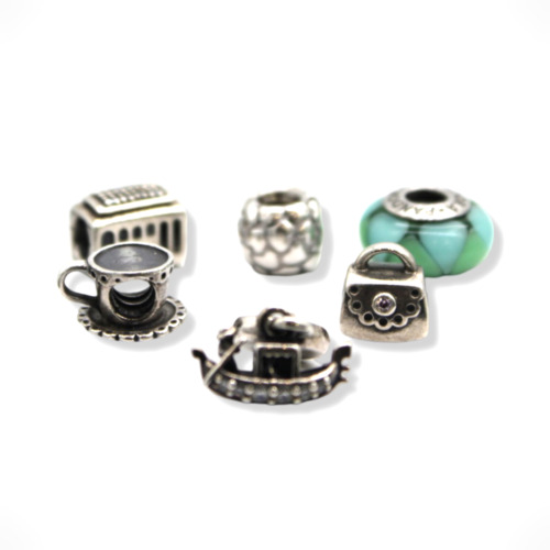 PANDORA Retired 925 ALE Charms Lot of 6 ( Gondola… - image 1