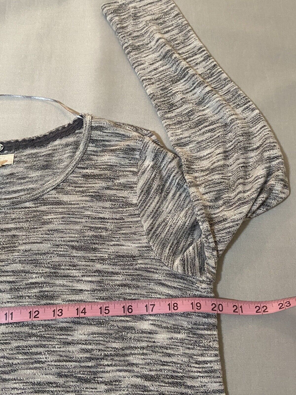 Cupio Sweater Women’s Size XL Marble Gray Soft Lo… - image 6