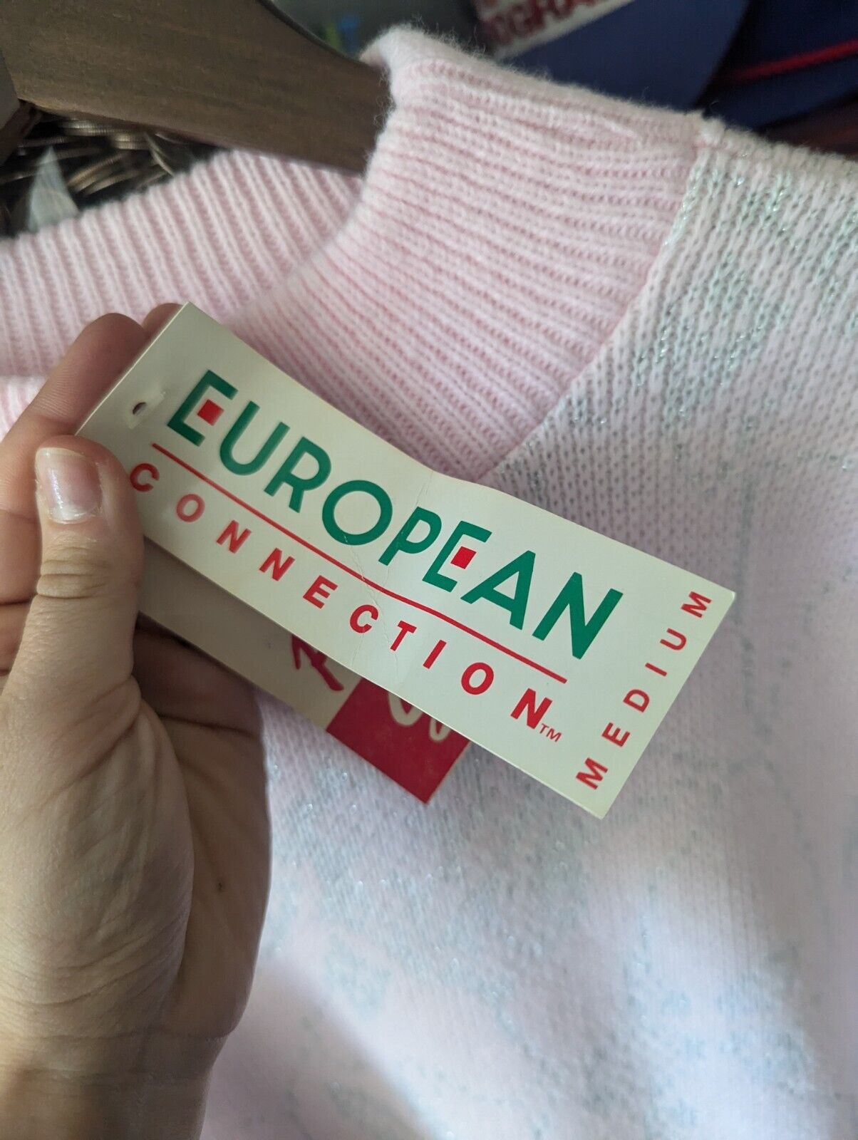 Vintage European Collection Sweater Deadstock 198… - image 2