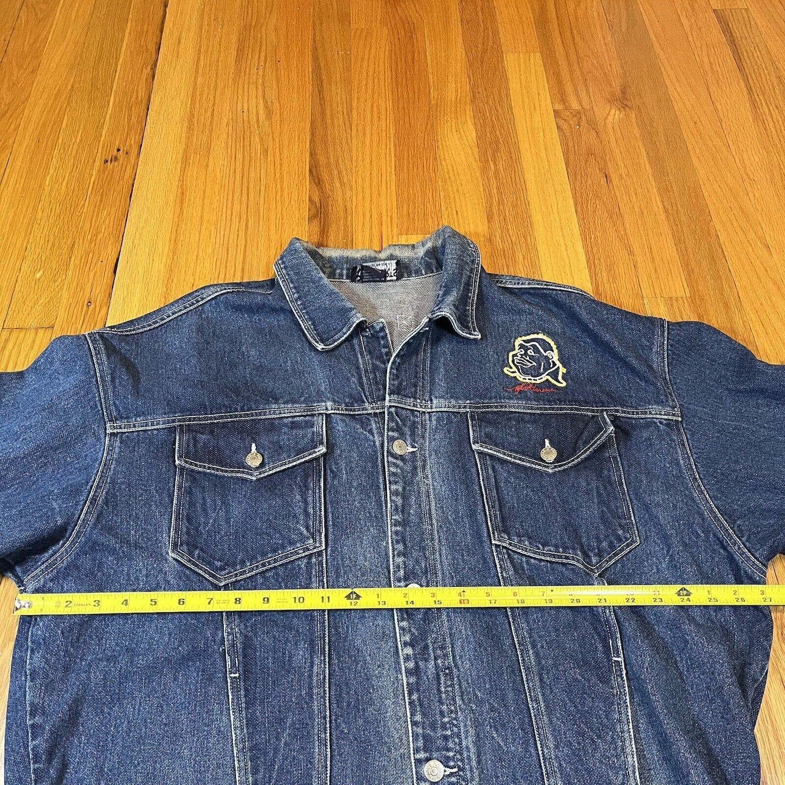 Vintage Y2K Fat Albert Fubu 42” Jeans + XL Denim … - image 16