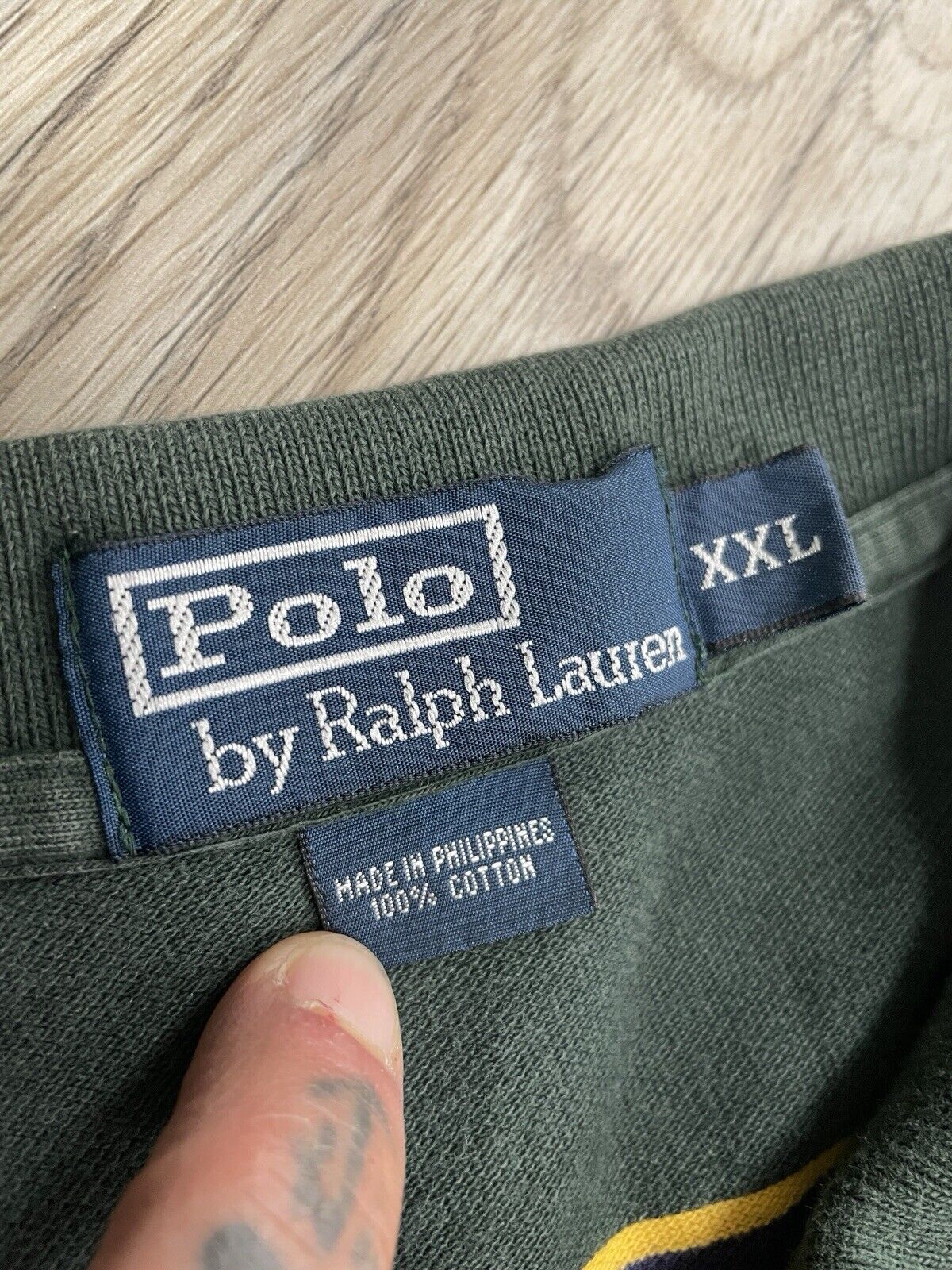 Polo Ralph Lauren Vintage Rugby Polo Long Sleeve … - image 2