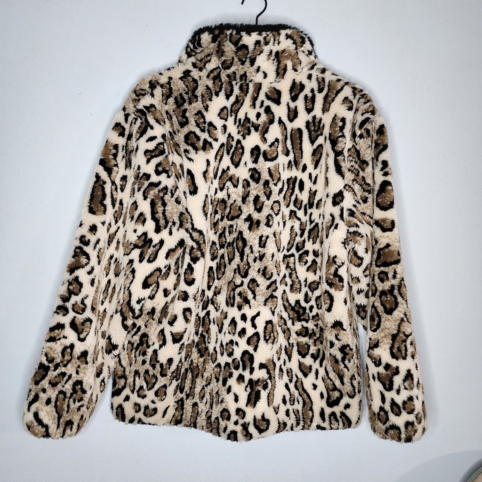 NANUK Vintage Women's Fleece Jacket Leopard Cheet… - image 3