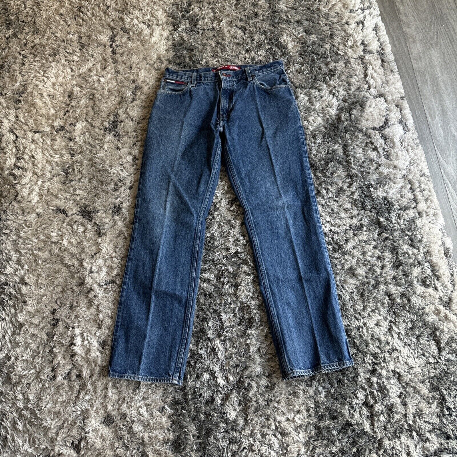 Vintage Tommy Hilfiger Baggy Bootcut Skater Jeans… - image 3