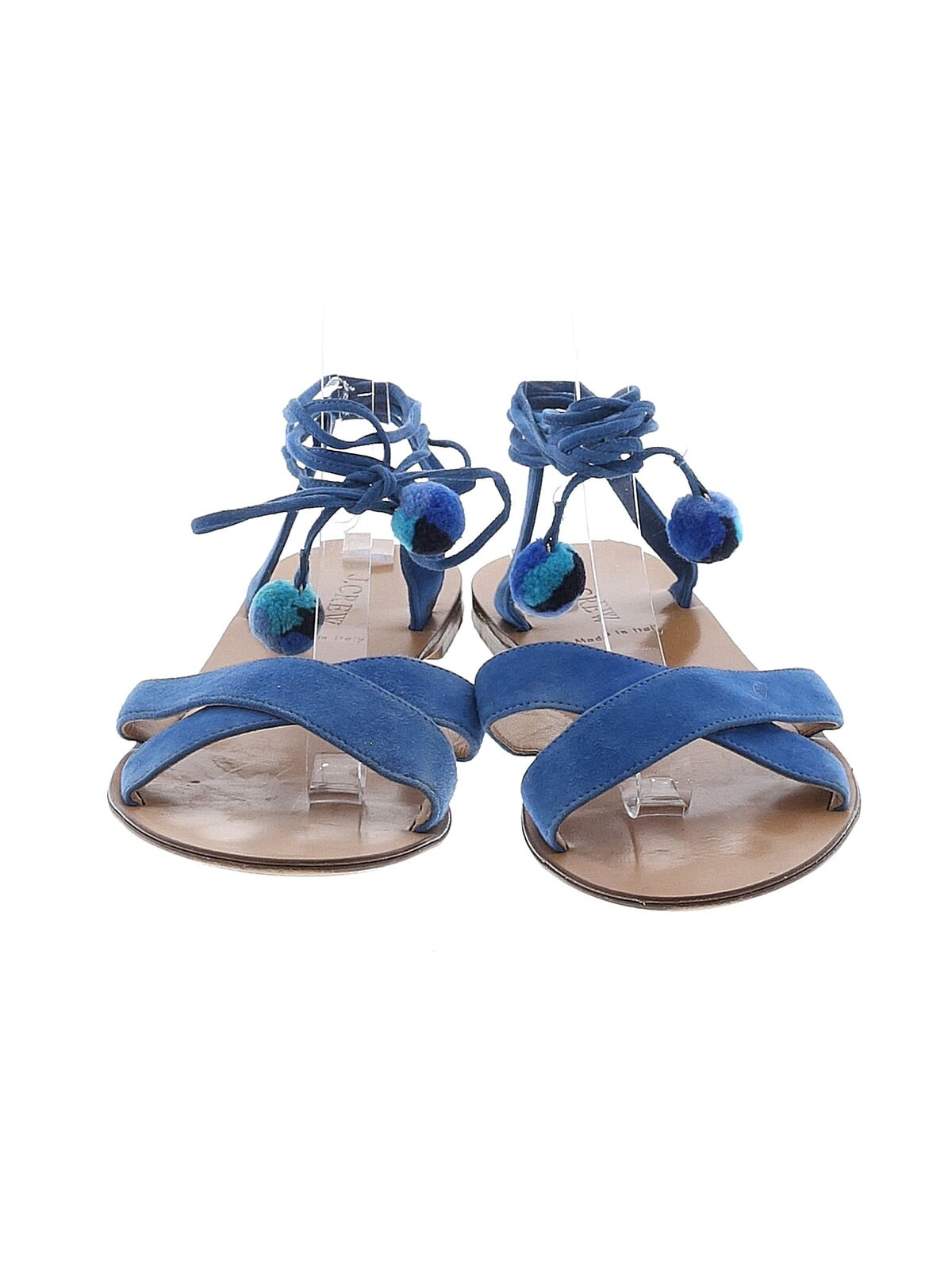 J.Crew Women Blue Sandals 9.5 - image 2