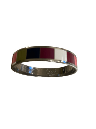 Coach Legacy stripe bangle bracelet