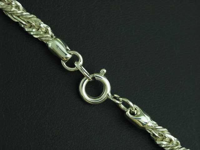 925 Sterling Silver Chain & Pendant With Rose Qua… - image 3