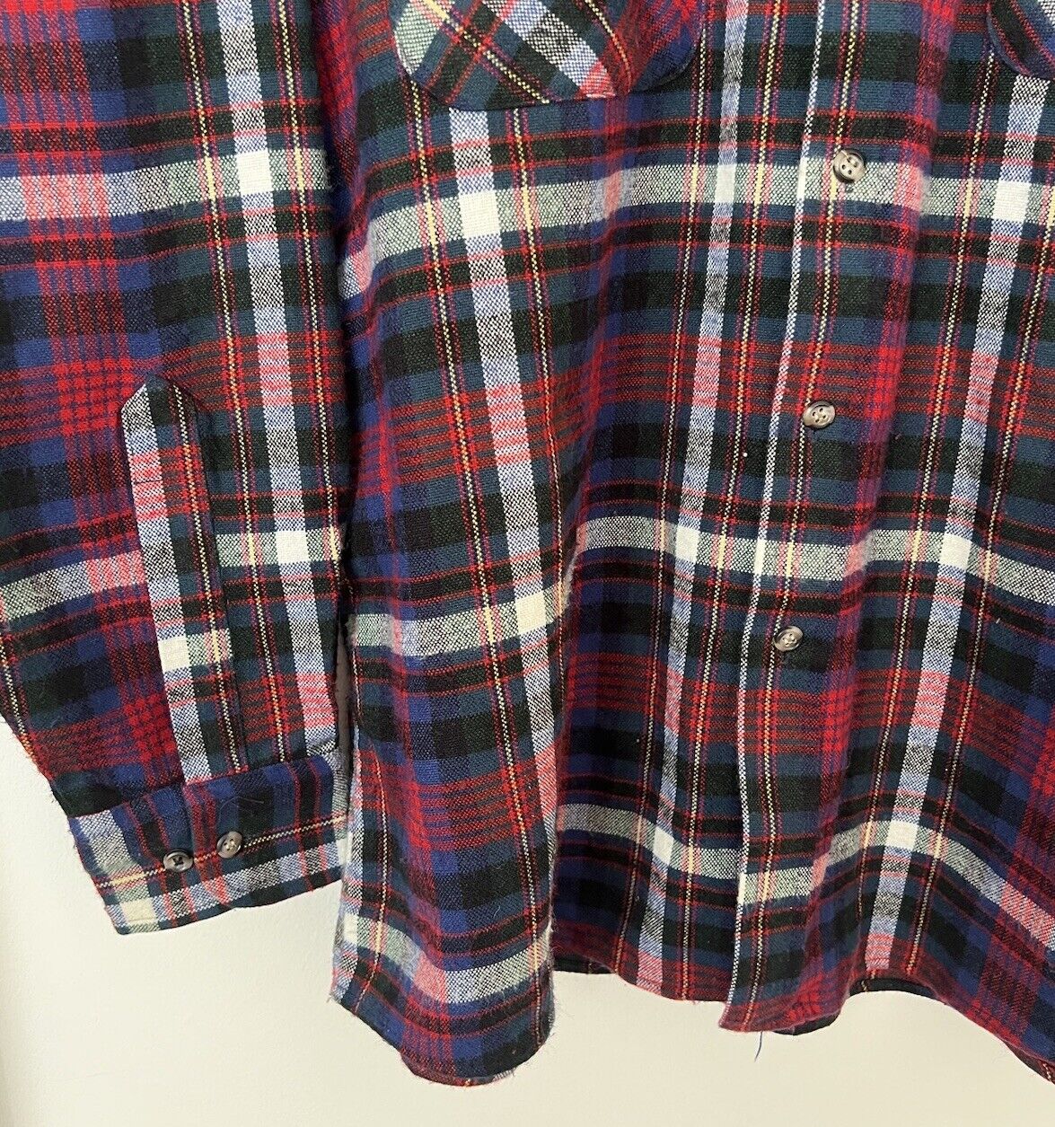 Vintage Saugatuck Dry Goods Co. Men's Red & Blue … - image 7