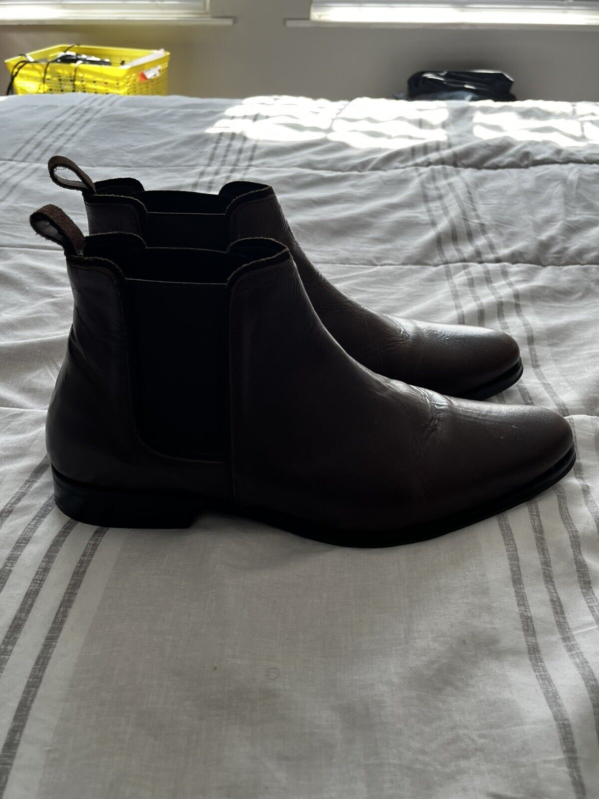 Men’s ASOS Brown Chelsea Boots US 12 UK 11 - image 3