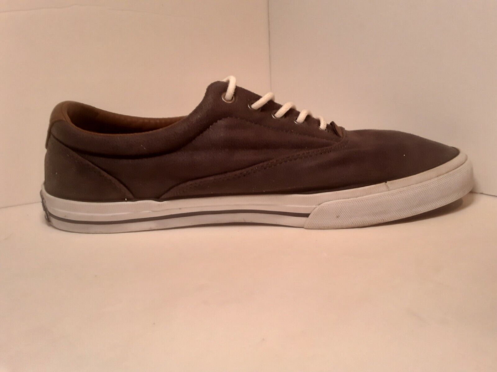 Tommy Hilfiger NYC TM Gray Canvas Shoes Leather M… - image 3