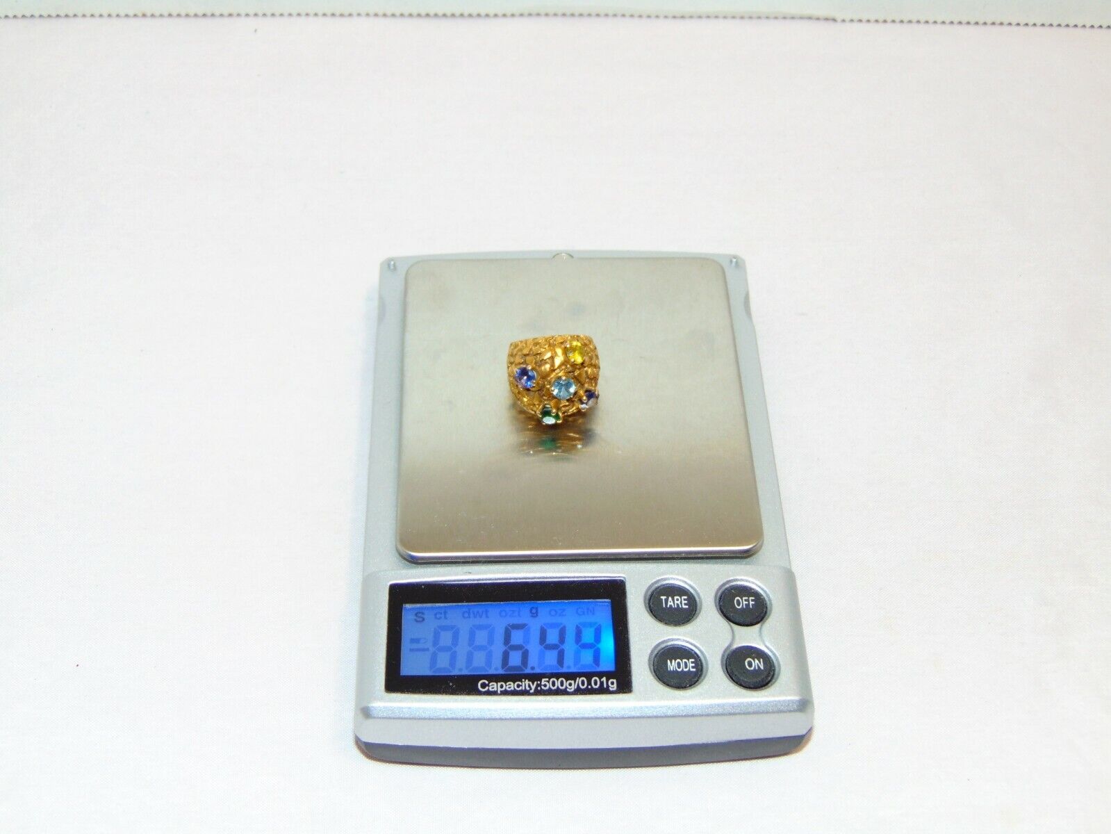 Technibond Multi Stone Ring Size 2 (n1631) - image 10