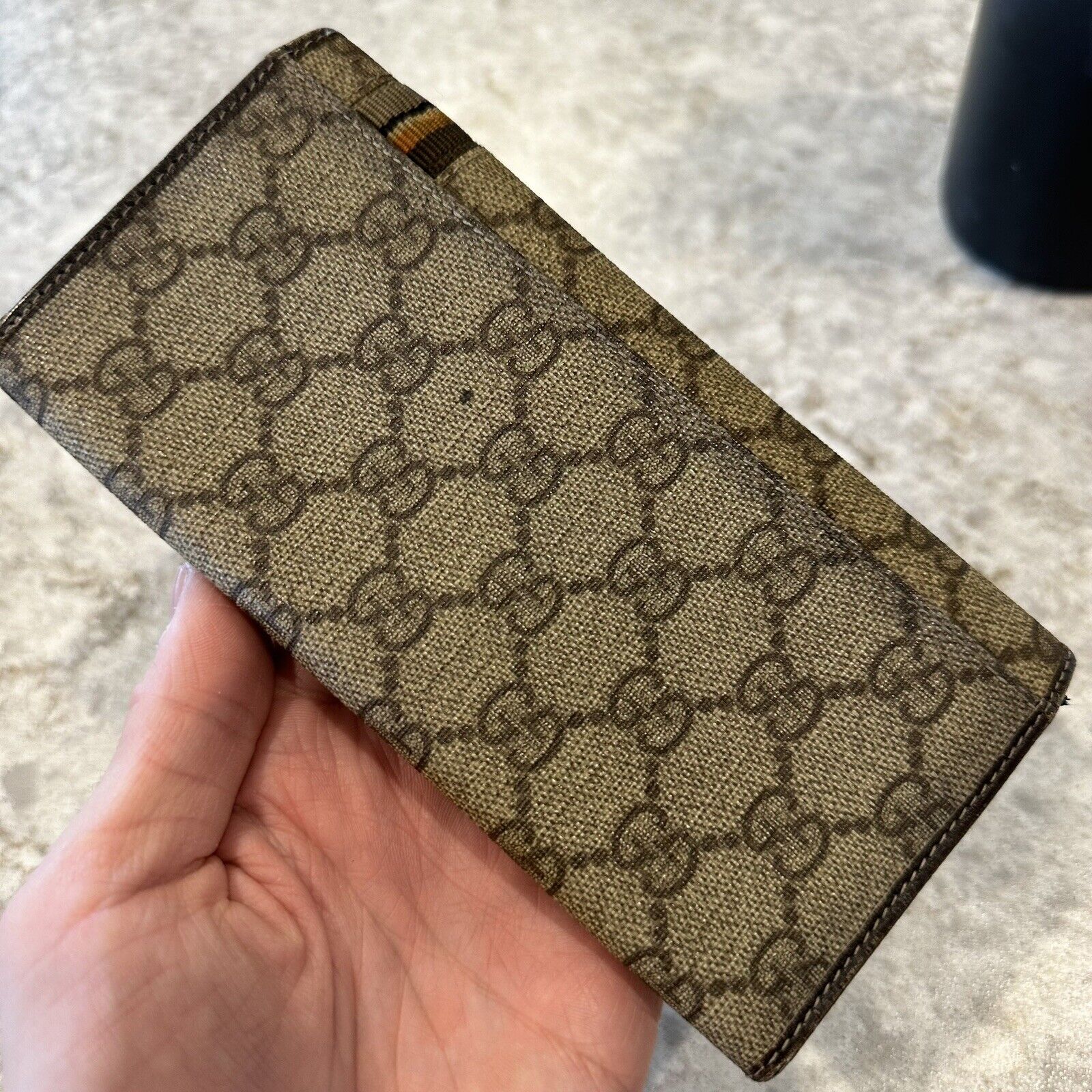 Gucci Canvas Monogram Long Wallet | Vintage Desig… - image 6