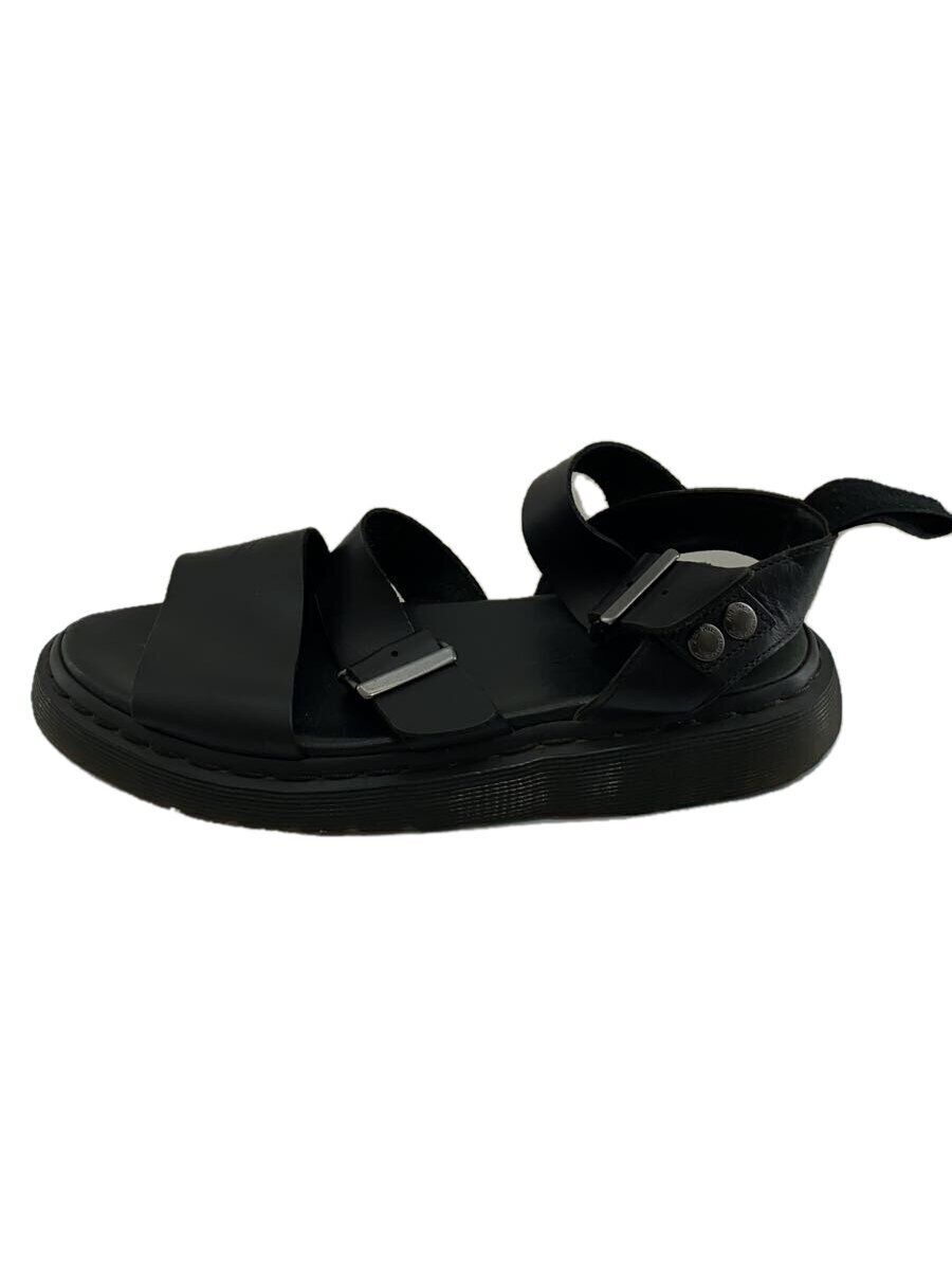 Dr. Martens Sandals/Uk7/Blk/Leather/Aw006 D1Y78 - image 1