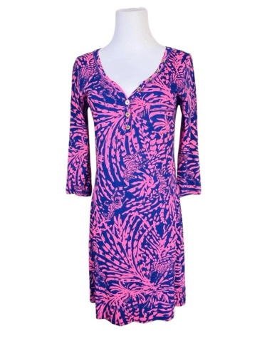 Lilly Pulitzer 81319 Alessia T-shirt Dress Pink & 