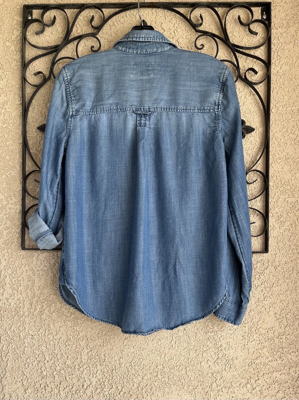 American Eagle chambray button up shirt - size sm… - image 4