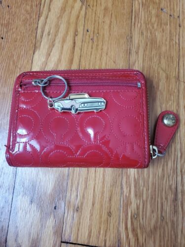 Coach Bifold Red Patent Leather Vintage WOMEN'S - image 1