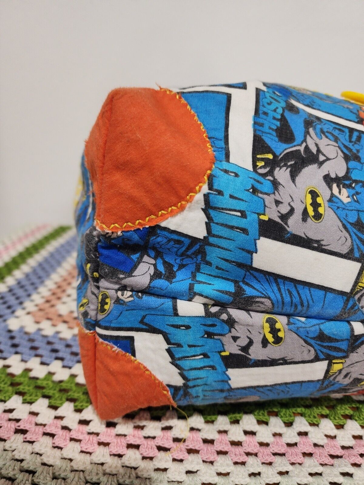 Batman Duffel Bag Tote Homemade - image 12