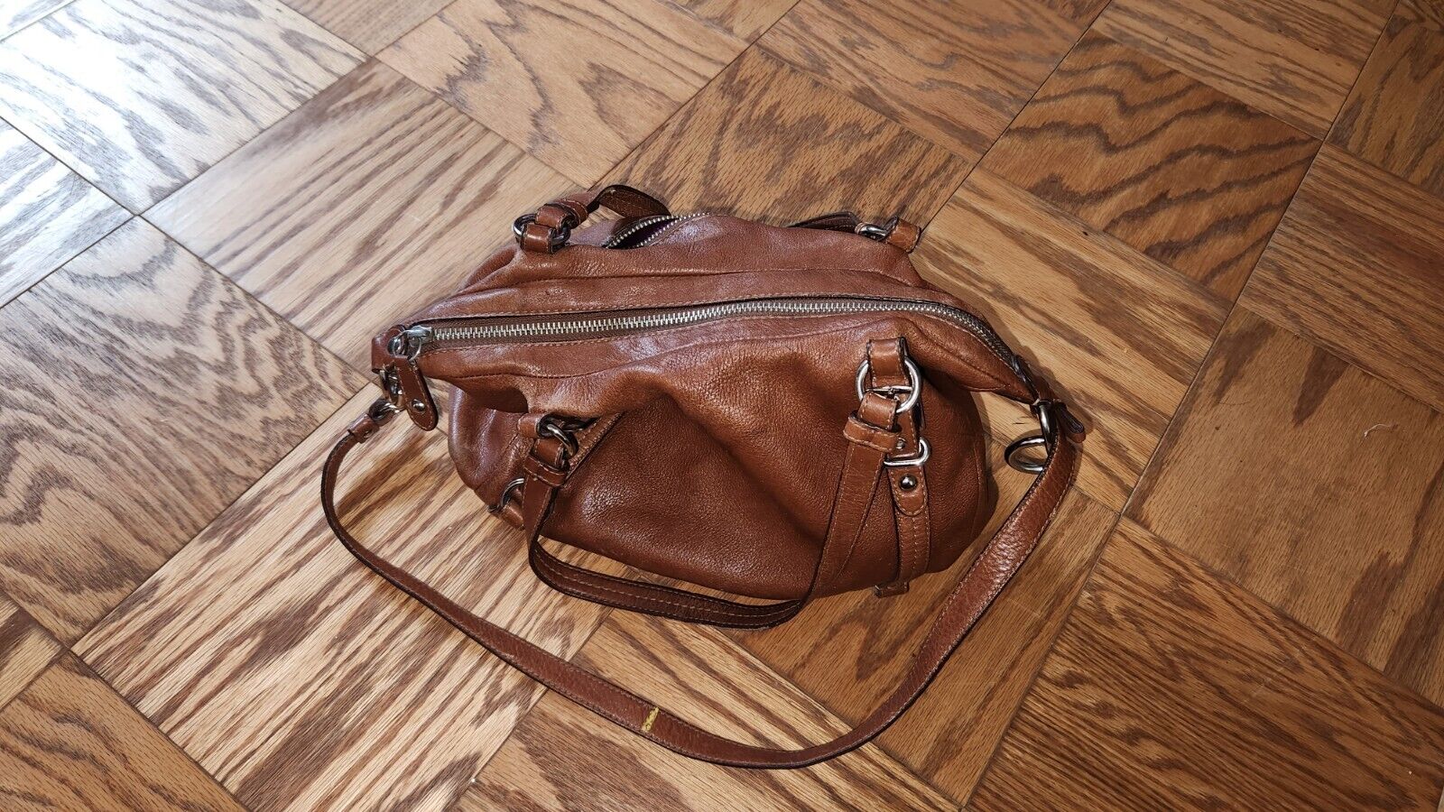 Vtg Coach Bag ( mold stains) - image 5