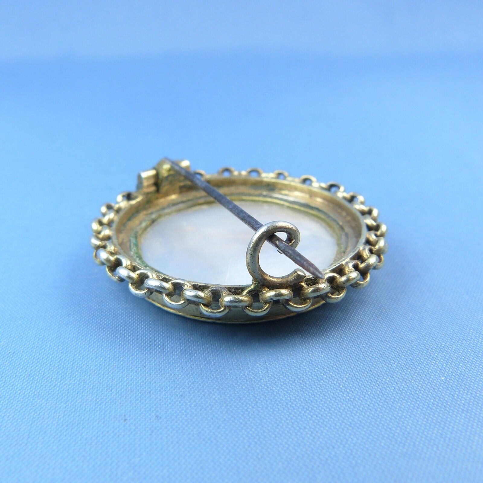 Victorian Mourning Sterling Silver Hair Brooch / … - image 6