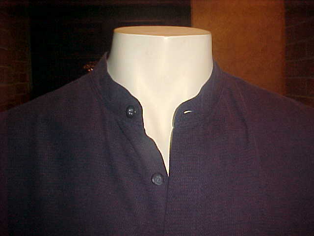 VINTAGE DOMANI SOLID BLACK MENS SILK SHIRT 1 LARG… - image 7