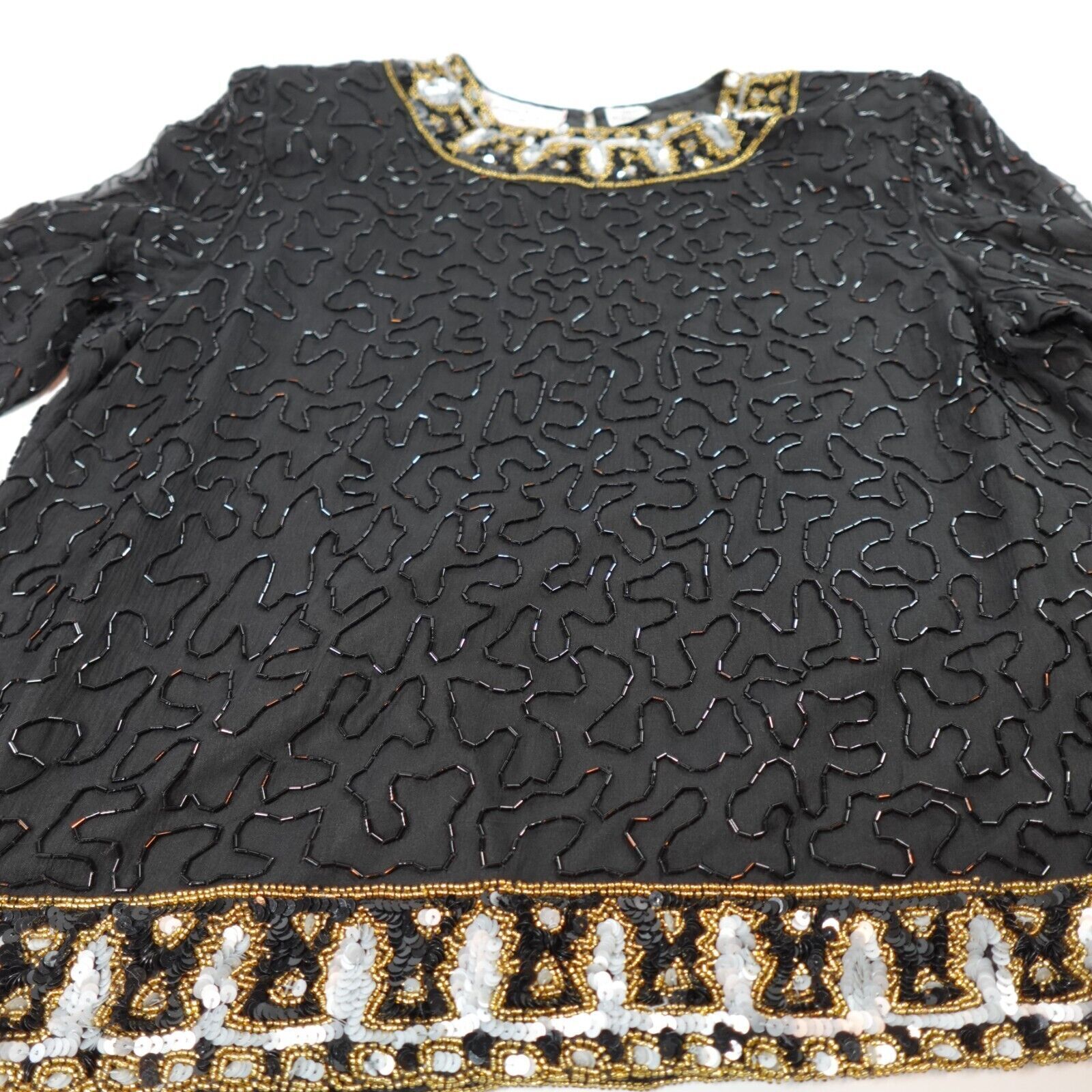 Vintage Laurence Kazar Beaded Top Womens Petite X… - image 20