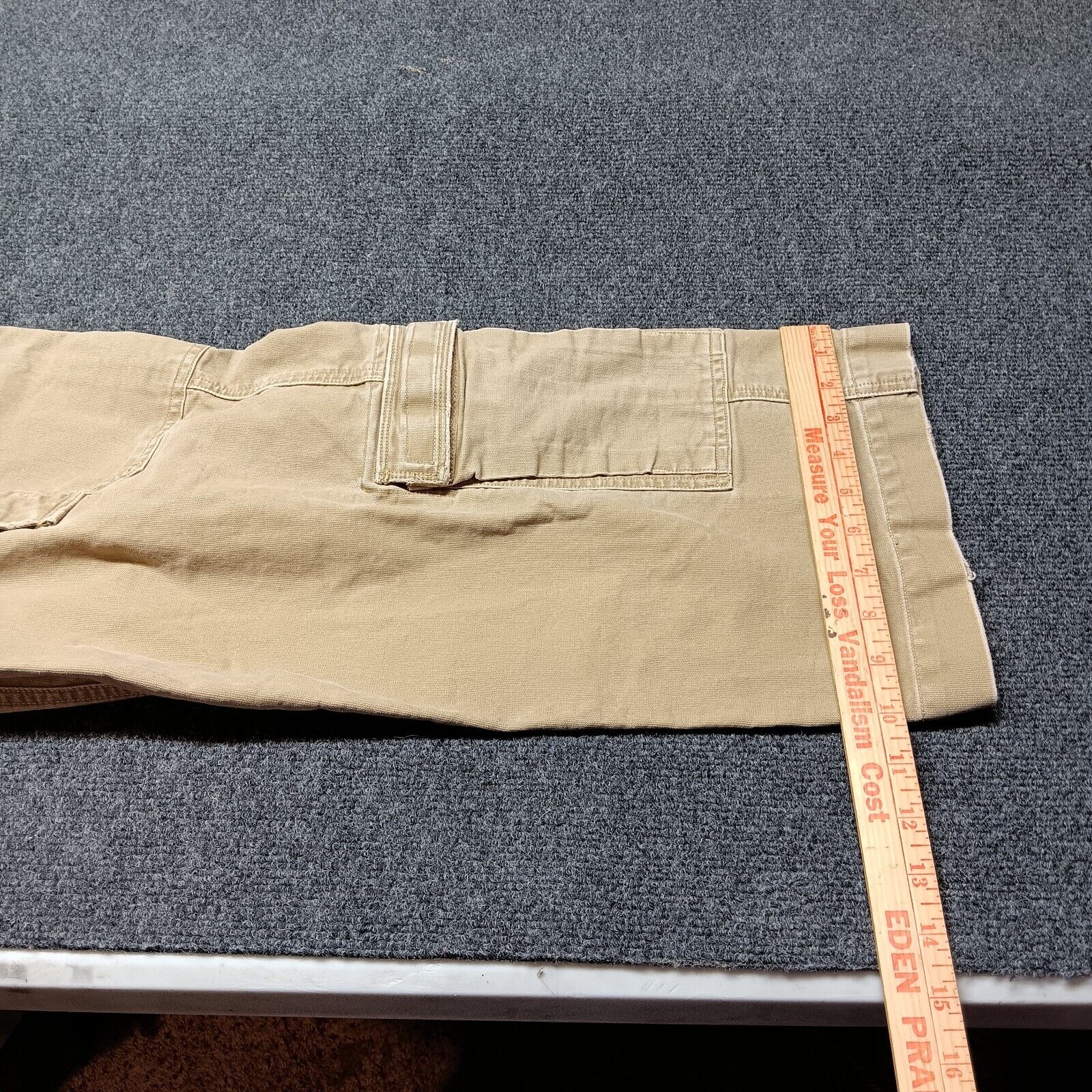 Vintage American Eagle Cargo Pants Men 32x30 Tan … - image 12