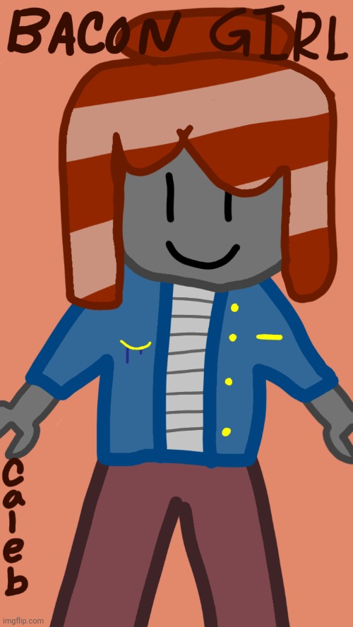 Roblox Bacon Hair Fanart