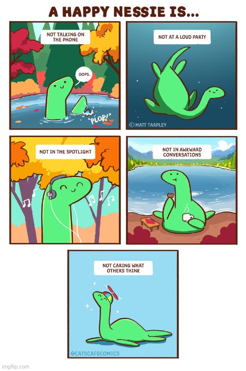 Nessie being Nessie - Imgflip