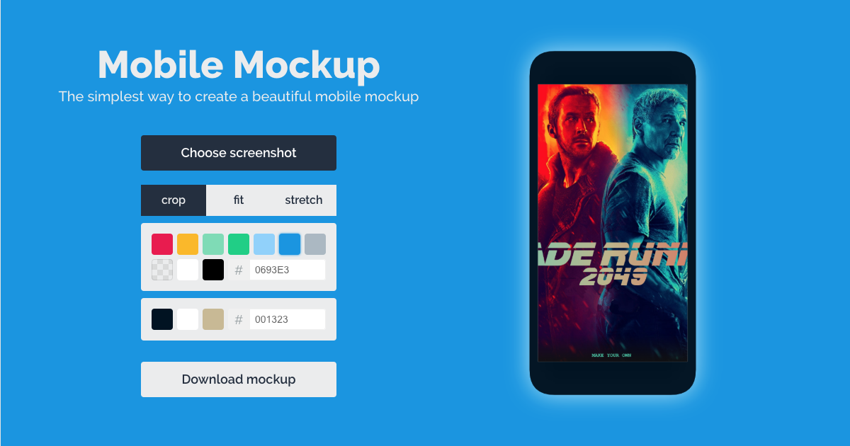 Mobile Mockup Maker Screenshot