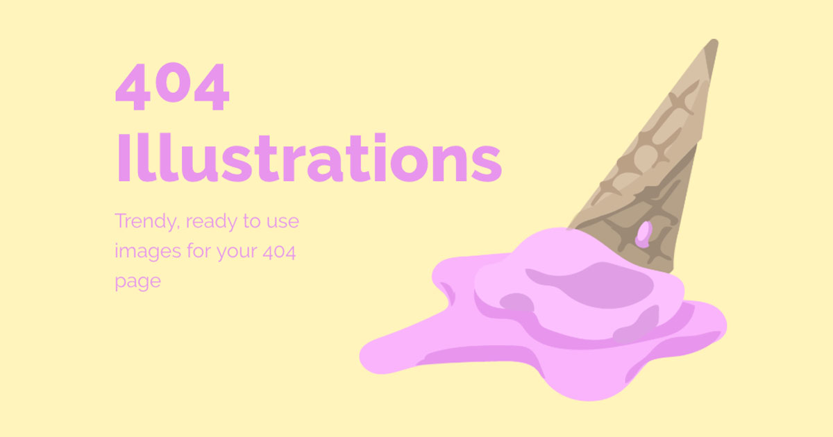 404 Illustrations Screenshot