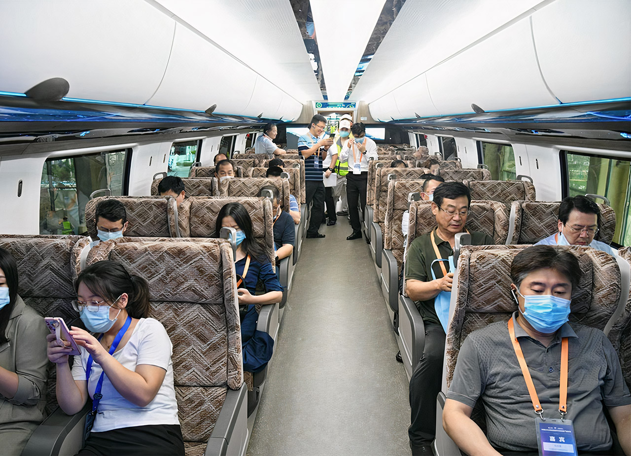 600 kmh High-Speed Maglev Train Qingdao China