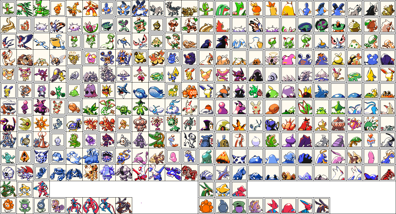 Pokemon Sprites Gen 3