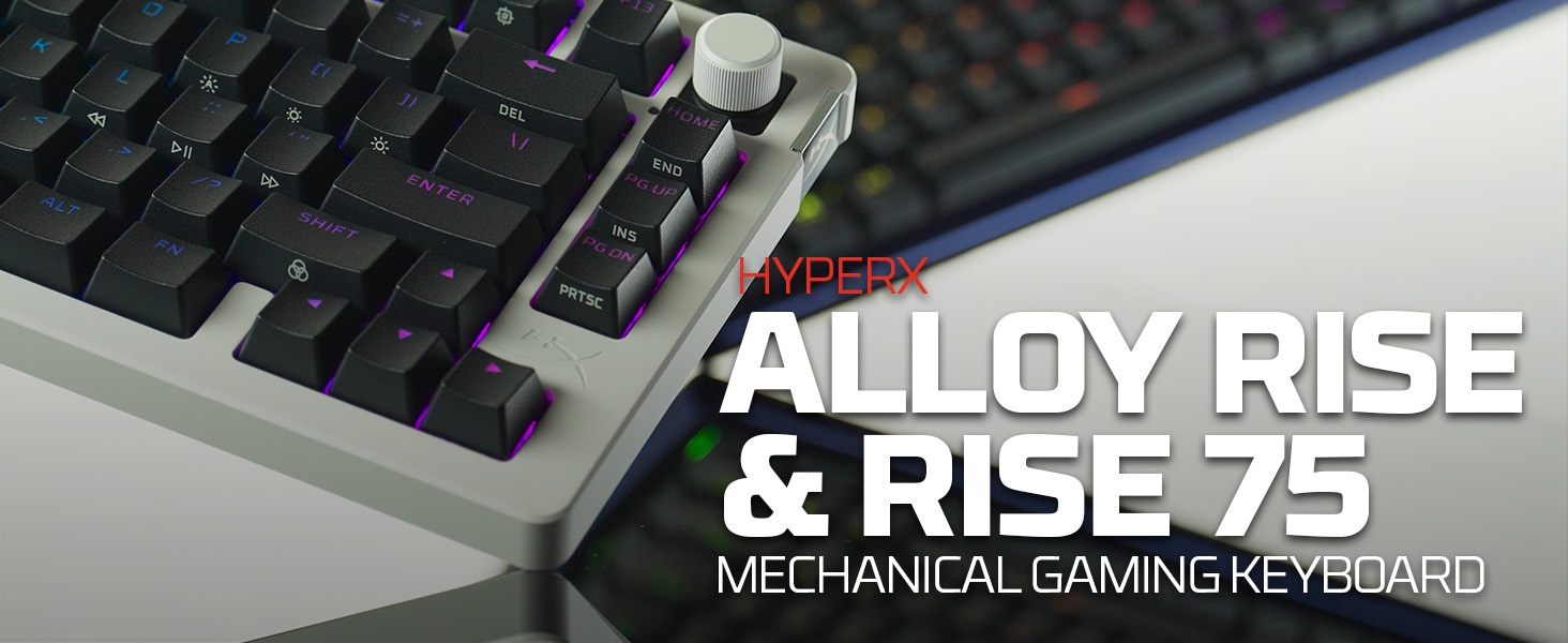 Analizamos el teclado mecánico HyperX Alloy Rise 75