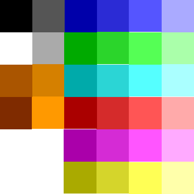 Pixel Art Game Color Palette Pixel Art Color Palettes Hd Png Images