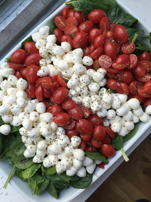 Caprese Salad for a Crowd