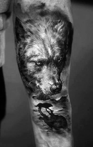 Share more than 84 alpha male black wolf tattoo best  incdgdbentre