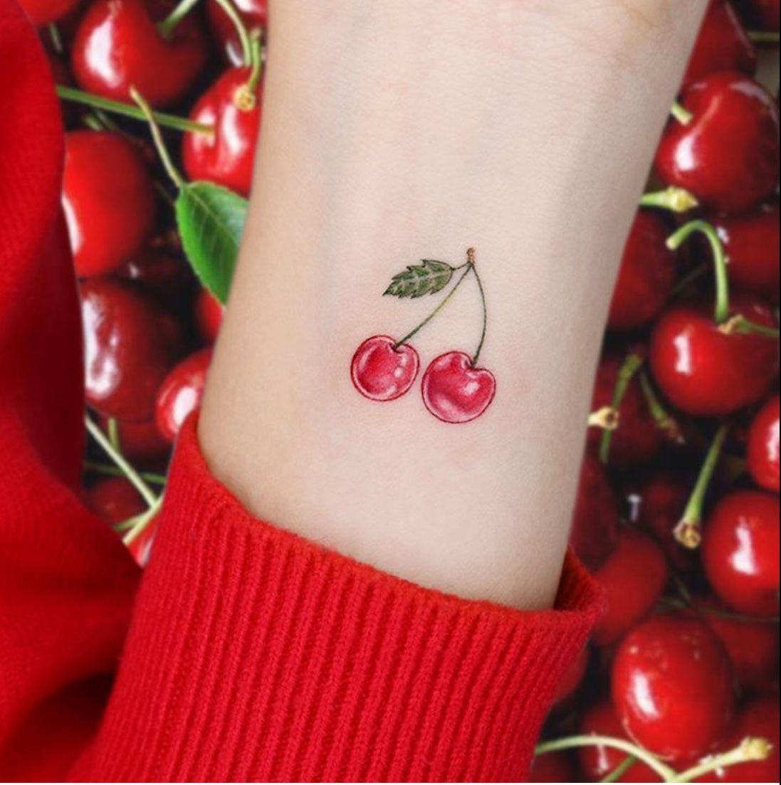 6721 Cherry Tattoos Images Stock Photos  Vectors  Shutterstock