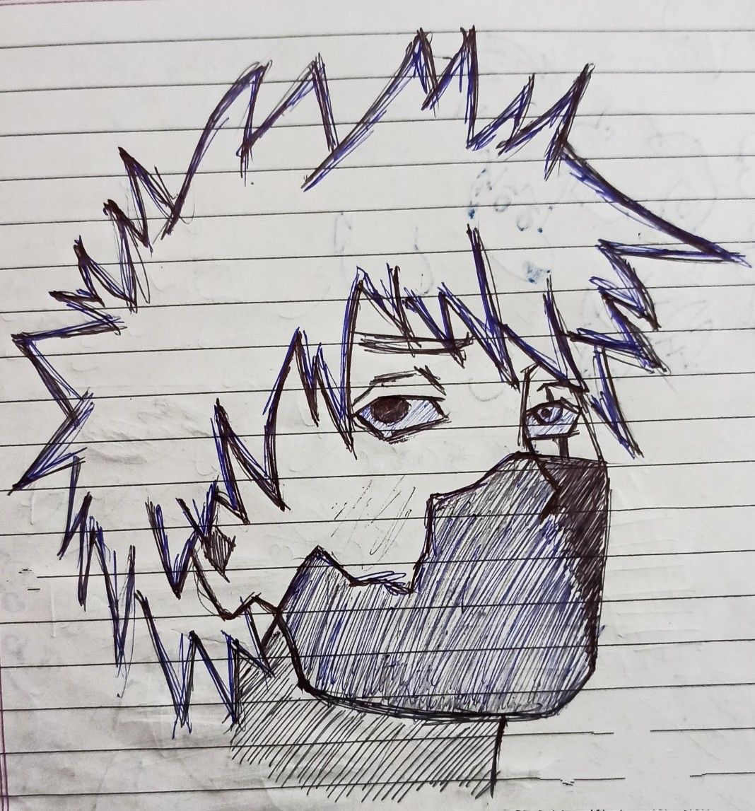 Anime Sketch Rough ball pen  Anime sketch Anime Art