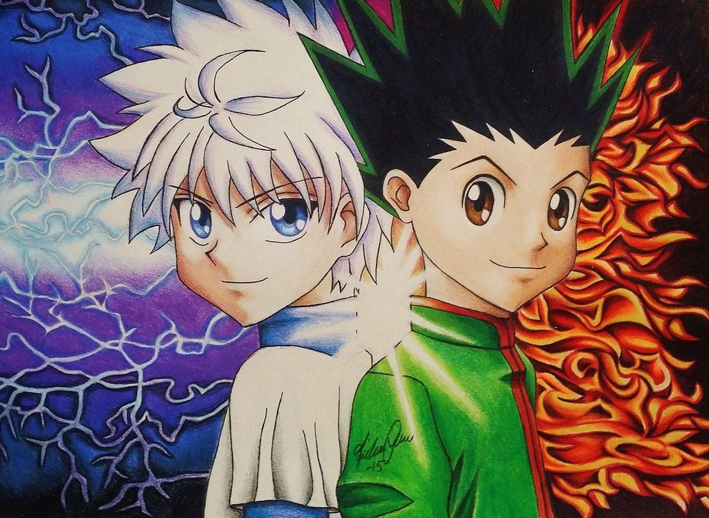 Gon and Killua Wallpaper  Killua Anime Spongebob wallpaper