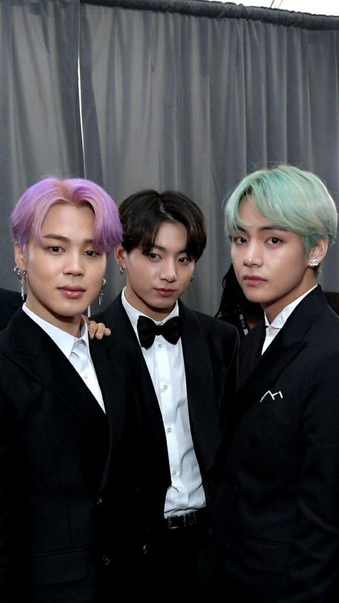 Bts #V #Jungkook #Jimin #Grammy | Foto Bts, Bts Maknae Line, Bts Clothing