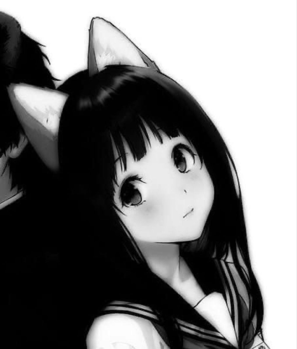 Black and White Anime Couple dark anime icons HD phone wallpaper  Pxfuel