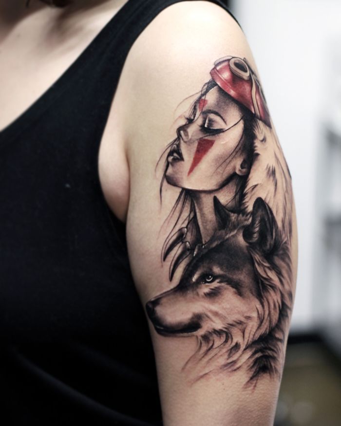 20 Wolf Tattoos Thatll Make You The Talk Of The Town  POPxo