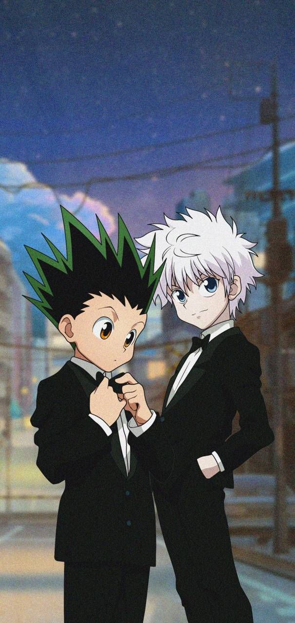 Wallpaper ID 419359  Anime Hunter x Hunter Phone Wallpaper Gon Freecss  Killua Zoldyck 828x1792 free download