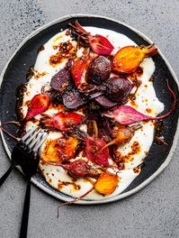 Roasted Beetroot with Whipped Feta - Gluten Free Foodie