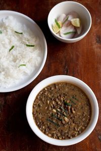 amritsari dal or langarwali dal – simple punjabi dal made with whole black gram and chana dal.  #vegan #lentils #dals #indianfood